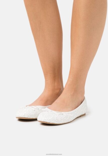 Z62T2091 Women Anna Field Ballet Pumps White