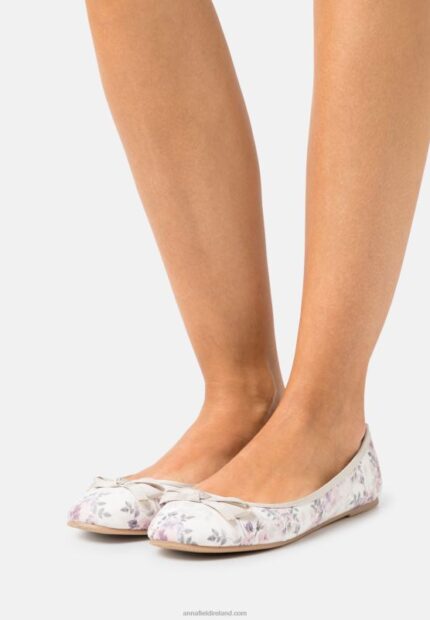 Z62T2097 Women Anna Field Ballet Pumps White
