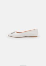 Z62T2098 Women Anna Field Ballet Pumps White - Image 2