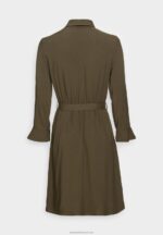 Z62T20 Women Anna Field Day Dress Olive - Image 2