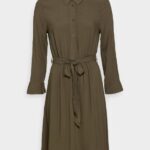 Z62T20 Women Anna Field Day Dress Olive