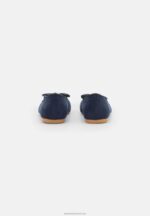 Z62T2102 Women Anna Field Ballet Pumps Dark Blue - Image 4