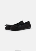 Z62T2105 Women Anna Field 2 Pack Ballet Pumps Mint/Black - Image 3