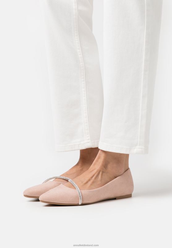 z62t2118_women_anna_field_ballet_pumps_light_pink.jpg Z62T2118 Women Anna Field Ballet Pumps Light Pink - Image 1