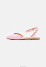 Z62T2177 Women Anna Field Ankle Strap Ballet Pumps Pink - Image 2