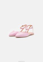 Z62T2177 Women Anna Field Ankle Strap Ballet Pumps Pink - Image 3