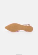 Z62T2177 Women Anna Field Ankle Strap Ballet Pumps Pink - Image 5