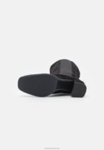 Z62T2200 Women Anna Field Leather Boots Black - Image 5