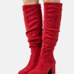 Z62T2208 Women Anna Field Boots Red