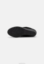 Z62T2219 Women Anna Field Leather Winter Boots Black - Image 5