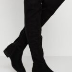 Z62T2226 Women Anna Field Over-The-Knee Boots Black