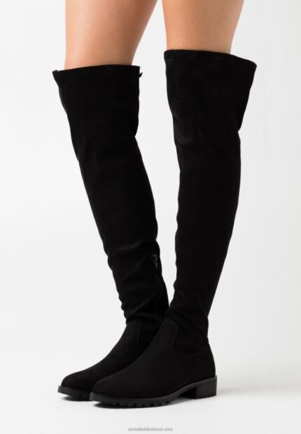 Z62T2228 Women Anna Field Over-The-Knee Boots Black