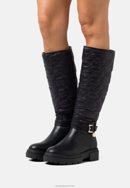 Z62T2249 Women Anna Field Platform Boots Black