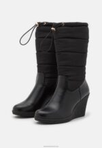 Z62T2253 Women Anna Field Winter Boot Wedge Boots Black - Image 3