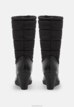 Z62T2253 Women Anna Field Winter Boot Wedge Boots Black - Image 4