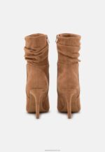 Z62T2256 Women Anna Field High Heeled Ankle Boots Cognac - Image 4