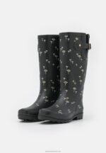 Z62T2263 Women Anna Field Wellies Black - Image 3