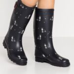 Z62T2265 Women Anna Field Wellies Dark Blue