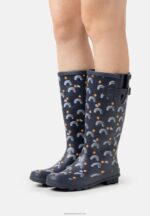Z62T2268 Women Anna Field Wellies Dark Blue