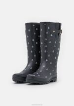 Z62T2270 Women Anna Field Wellies Dark Blue - Image 3