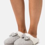Z62T2275 Women Anna Field Slippers Light Grey