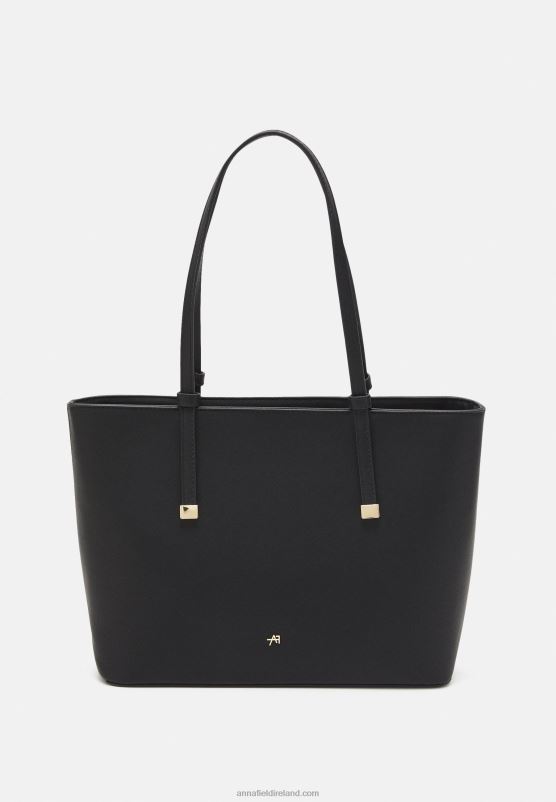 z62t2284_women_anna_field_handbag_black.jpg Z62T2284 Women Anna Field Handbag Black - Image 1