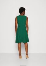 Z62T22 Women Anna Field Day Dress Green - Image 3