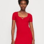 Z62T231 Women Anna Field Jumper Dress Red