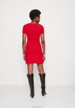 Z62T231 Women Anna Field Jumper Dress Red - Image 3
