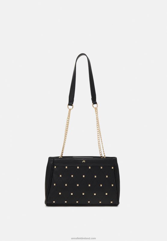 z62t2326_women_anna_field_handbag_black.jpg Z62T2326 Women Anna Field Handbag Black - Image 1