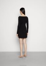 Z62T236 Women Anna Field Jumper Dress Black - Image 3