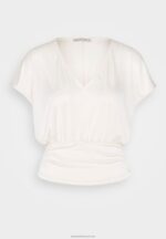 Z62T237 Women Anna Field Print T-Shirt Light Pink - Image 5