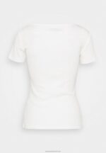 Z62T238 Women Anna Field Basic T-Shirt White - Image 2