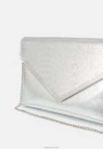 Z62T2429 Women Anna Field Clutch 104 Silver - Image 5