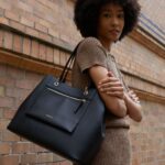Z62T2465 Women Anna Field Tote Bag Black