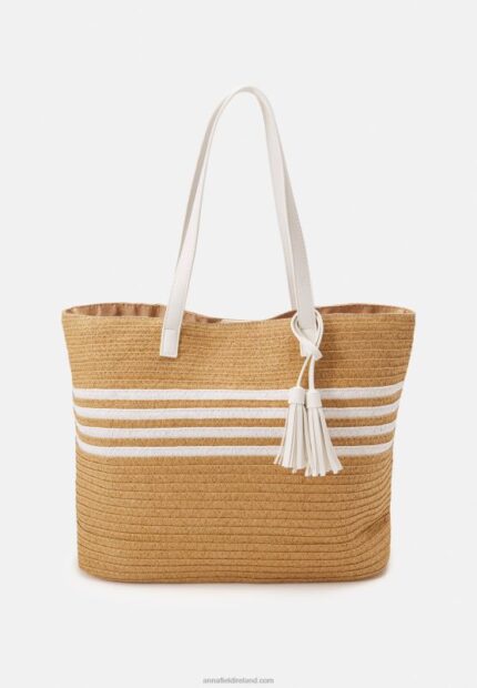 Z62T2466 Women Anna Field Tote Bag White