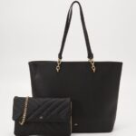 Z62T2468 Women Anna Field Set Tote Bag Black