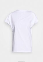 Z62T246 Women Anna Field Basic T-Shirt White - Image 4