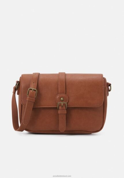 Z62T2530 Women Anna Field Across Body Bag Cognac