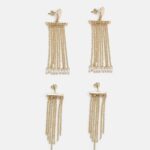 Z62T2660 Women Anna Field 2 Pack Earrings Gold-Coloured