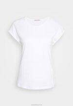 Z62T266 Women Anna Field 3 Pack Basic T-Shirt Black/White/Mottled Light Grey - Image 13