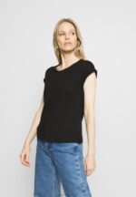 Z62T266 Women Anna Field 3 Pack Basic T-Shirt Black/White/Mottled Light Grey - Image 8