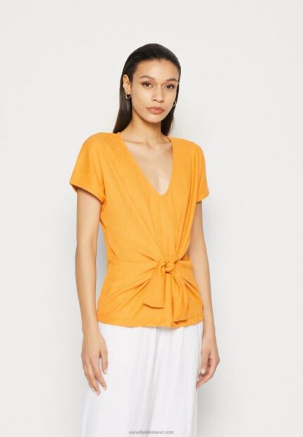 Z62T267 Women Anna Field Blouse Dark Yellow