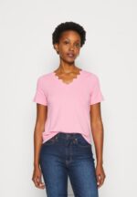 Z62T269 Women Anna Field Print T-Shirt Pink