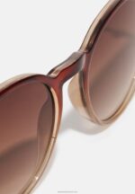 Z62T2705 Women Anna Field Sunglasses Brown - Image 3