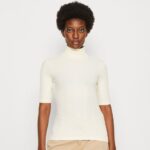 Z62T270 Women Anna Field Print T-Shirt Off-White