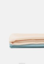 Z62T2711 Women Anna Field 2 Pack Headscarf Light Blue/Nude - Image 3