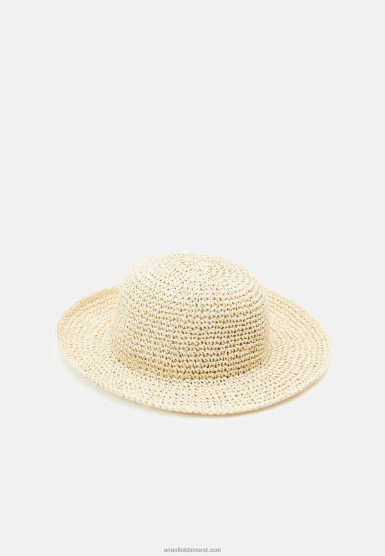z62t2720_women_anna_field_hat_beige.jpg Z62T2720 Women Anna Field Hat Beige - Image 1