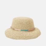 Z62T2723 Women Anna Field Hat Tan/Pink
