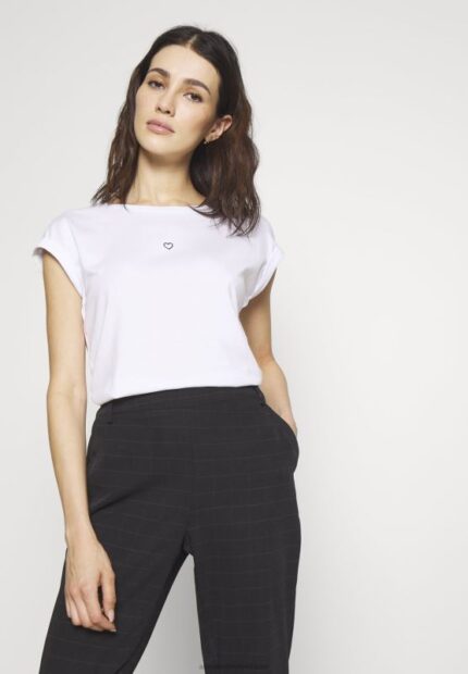 Z62T280 Women Anna Field Basic T-Shirt White